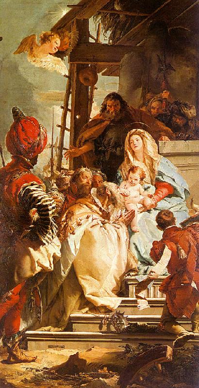 Giovanni Battista Tiepolo Mercury Appearing to Aeneas oil painting picture